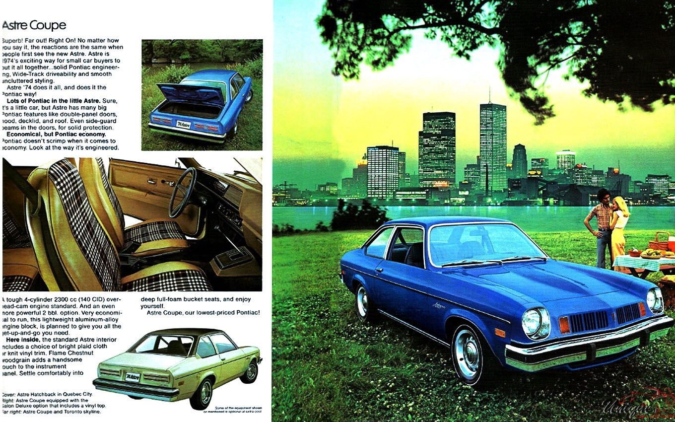 1974 Canadian Pontiac Astre Brochure Page 4